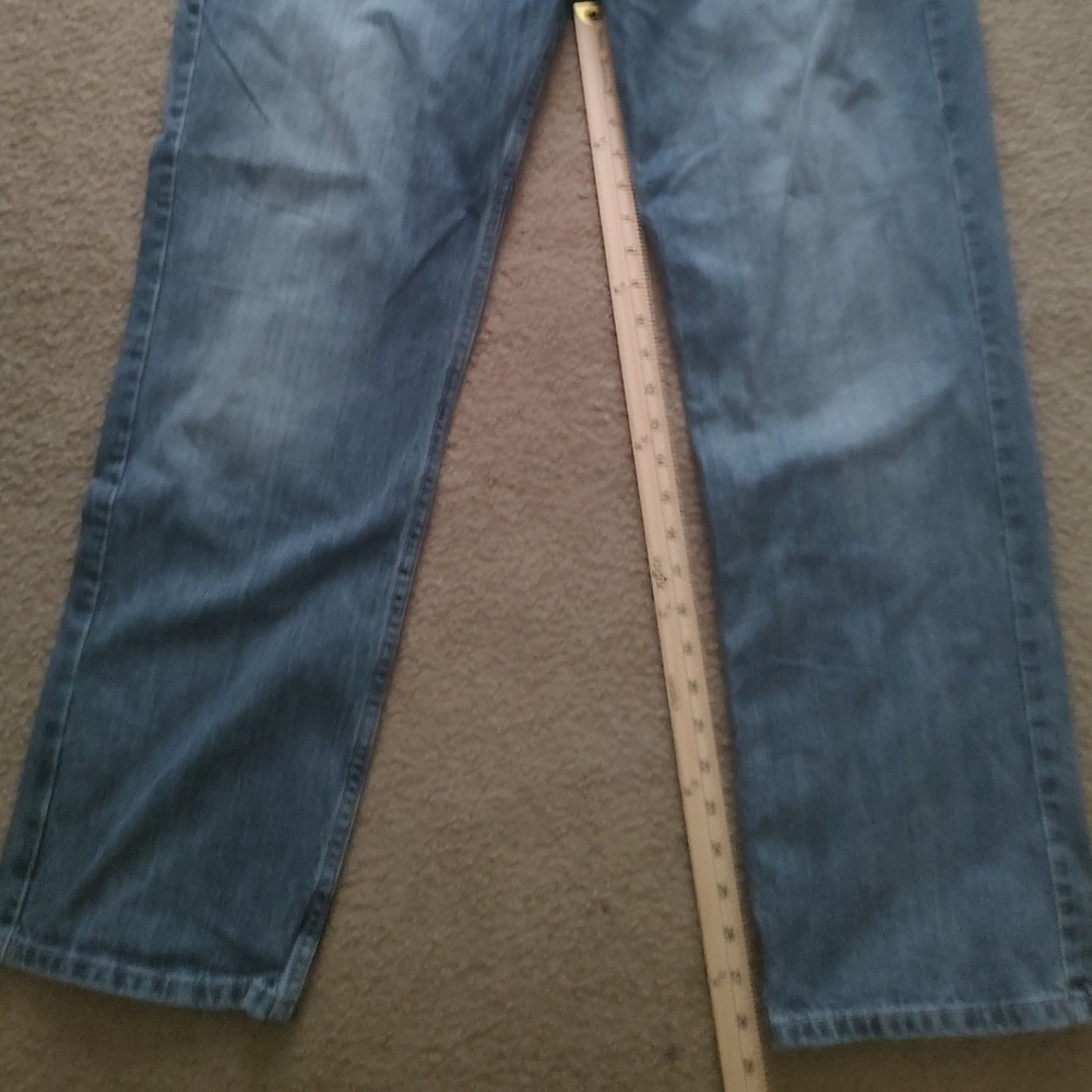 Levi's 514 Straight Jeans Mens 40x30 Blue Denim Regular Fit‎ Casual @@